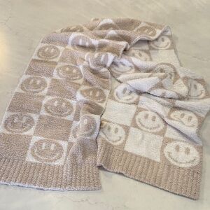 Altar'd State Beige and White Smiley Scarf